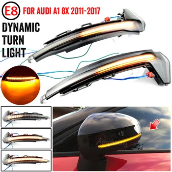 Dinamik Göstergesi Flaşör Yan Dikiz Aynası Göstergesi LED sinyal lambası Audi A1 8X2011 2012 2013 2014 2015-2017