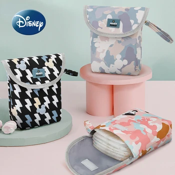 Disney orijinal çok fonksiyonlu bebek bezi saklama çantası kullanımlık su geçirmez ıslak ve kuru çanta anne saklama çantası seyahat bezi çantası