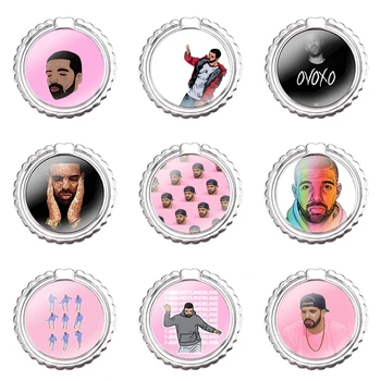 Drake cep telefonu Halka Tutucu Parmak Yüzük Standı Kickstand Metal tutamak Karikatür Tasarım Yaratıcı Moda