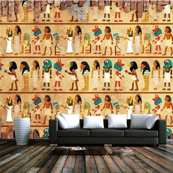 duvar papel de parede para quarto Özel duvar kağıdı Eski Mısır klasik restoran duvar karoları TV duvar resimleri behang