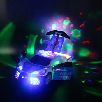 Elektrikli Evrensel Aydınlatma Müzik Açılabilir Kapılar Araçlar devriye arabası Çocuklar Çocuklar için Toddlers Parti Hediyeler