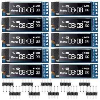 En iyi Fırsatlar 10 Takım OLED Ekran Modülü SSD1306 Sürücü IIC I2C Seri Kendinden Aydınlatmalı Ekran Kartı Arduino Ahududu Pİ için