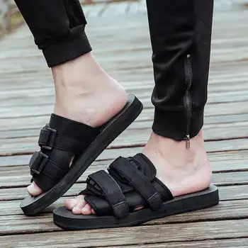 Erkek flip-flop plaj ayakkabısı 2019 sıcak satış çiftler terlik plaj ayakkabısı kaliteli terlik moda hafif Chaussure homme
