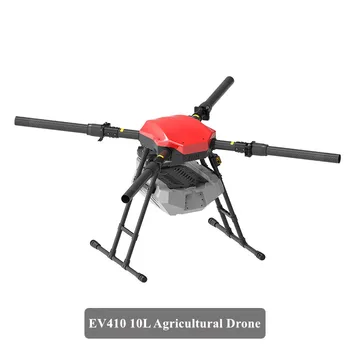 EV410 Tarımsal bitki koruma drone uzun ömürlü akıllı rota planlama dört eksenli 10L raf