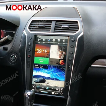 Ford Explorer 2011-2019 için Tesla Tarzı Android 9.0 4G + 128GB Araba GPS Navigasyon Carplay Otomatik Stereo Multimedya Oynatıcı Kafa Ünitesi