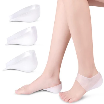 Görünmez Yükseklik Artış Tabanlık Elastik Kaldırma Çorap Topuk Yastığı Ayak Koruma Ortopedik Destek Unisex Gizli Astarı