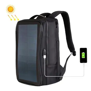 GÜNEŞ panelı Sırt Çantaları Kolaylık Şarj laptop çantaları Seyahat için 12W güneş enerjisi şarj cihazı Sırt Çantaları ve Kolu ve USB Bağlantı Noktası