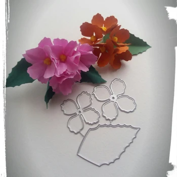 Güzel Çiçekler kesme die yay şablon DIY karalama defteri metal kesme die kağıt kartı süreci kabartma klasör template-4312