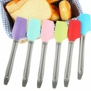 Gıda sınıfı Yapışmaz tereyağı pişirme silikon spatula Karıştırma Pişirme mutfak gereçleri Yapışmaz Mini Silikon Spatula Ev Spatula