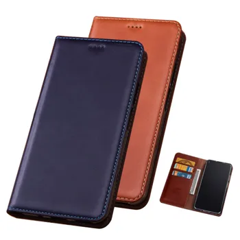 Hakiki deri cüzdan Telefonu Çanta Kart Cep Nokia 3.1 Için Artı/Nokia 3.2/Nokia 1.3 / Nokia 4.2 / Nokia C1 Kılıf Kapak Standı Kılıf