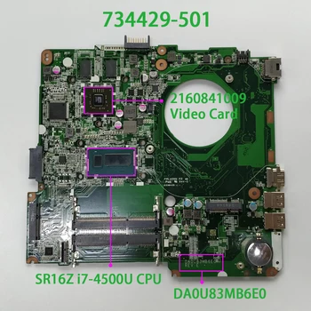 hp 14-N Serisi 734429-001 734429-501 734429-601 DA0U83MB6E0 w i7-4500U CPU HD8670M/2 GB GPU Dizüstü Bilgisayar Laptop Anakart