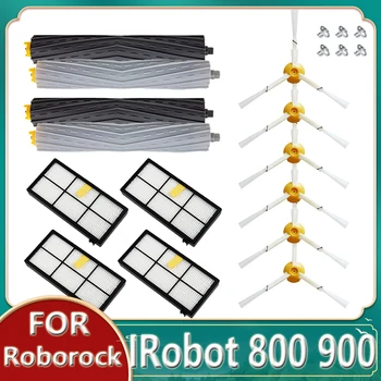 ıRobot Roomba 800 900 Serisi için 860 870 880 890 960 980 Süpürme robotlu süpürge HEPA Filtre Ana Yan Fırça Değiştirme