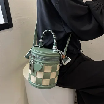 Kadın PU Deri Moda Vintage El Çantası Kadın Tasarımcı Omuz Moda Çanta 2022 Retro omuz çantaları
