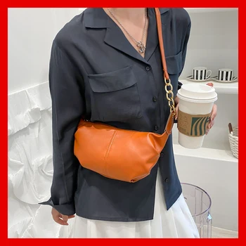 Kadın Çanta omuzdan askili çanta 2021 yeni moda pilili omuzdan askili çanta doku yumuşak yüzey çapraz çanta