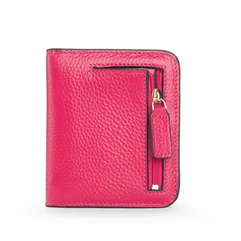 Kısa Kadın Küçük RFID Mini Cüzdan Deri bozuk para cüzdanı Bayanlar Moda kart tutucu s Büyük Kapasiteli kart tutucu Toptan