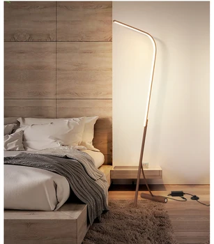 kısılabilir LED zemin lambası kahverengi renk farklı LED renk zemin lambası moda tasarım aydınlatma oturma odası için