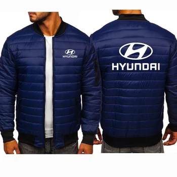 Kış Kalınlaşmak Erkek Hoodies Hyundai araba logosu Baskı Erkek Ceket Sıcak Yün Polar Yüksek Kaliteli Erkek Hoodies fermuarlı ceket VM