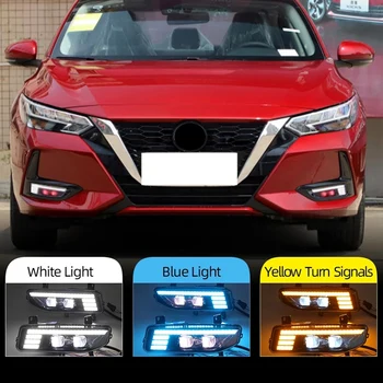 LED Gündüz Çalışan İşık Sis Lambası DRL Dönüş Sinyalleri İle Sol Sürücü-Nissan Sentra 2020 2021