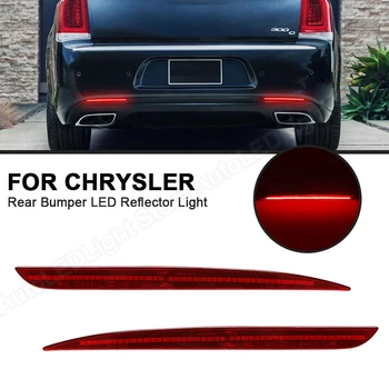 LED Kuyruk Lambaları Chrysler 300 2015-2020 İçin Hata Ücretsiz IP67 Su Geçirmez 2 ADET Otomatik Kırmızı Arka Tampon Reflektör fren lambaları