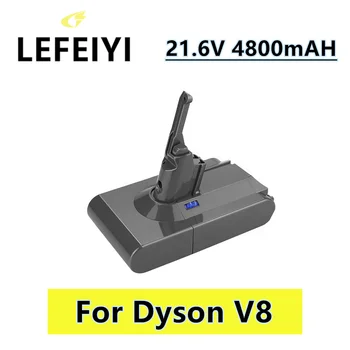 LEFEIYI 4800mAh 21.6 V Pil Paketi İçin Dyson V8 Mutlak / Kabarık / Li-ion Elektrikli Süpürge Pil