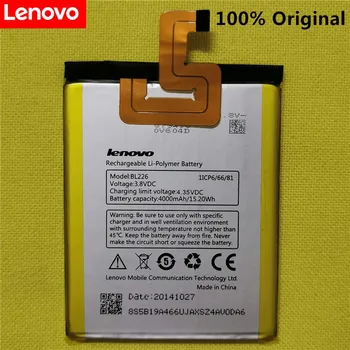 Lenovo S860 Pil Değiştirme için 100 % Yüksek Kalite 4000 mAh BL226 pil Değiştirme Lenovo S860 Cep Telefonu + Stokta
