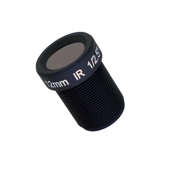 M12 HD 5.0 MP 12mm CCTV Lens Güvenlik Kamera Lens IP Kamera Lens F2. 0 M12 Dağı Sabit Iris Formatı / 1 / 2 5 