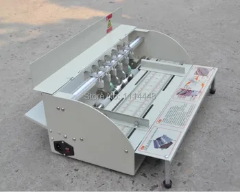 Marka Yeni 500S Elektrikli Kitap Kapağı Kırma makine kartı Katlama Makineleri Renkli Sayfalar Kesikli Makine