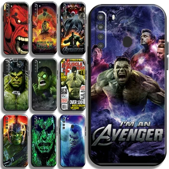 Marvel Avengers Hulk Samsung Galaxy A21 A21S telefon kılıfı Siyah Kılıfları Coque Kapak Darbeye Dayanıklı Carcasa Yumuşak Tam Koruma