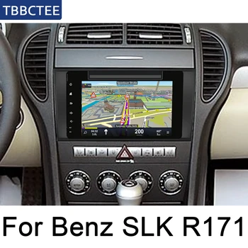 Mercedes Benz SLK Sınıfı için R171 2004~2011 NTG otomobil radyosu Android araba DVD Oynatıcı GPS Navigasyon Haritası Multimedya sistemi WIFI HD