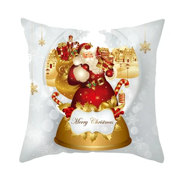 Merry Christmas Sevimli Yastık minder örtüsü Koruyucu Yastık Kılıfı Mutlu Yeni Yıl Süsleme Yastık Kılıfı Ev Ofis