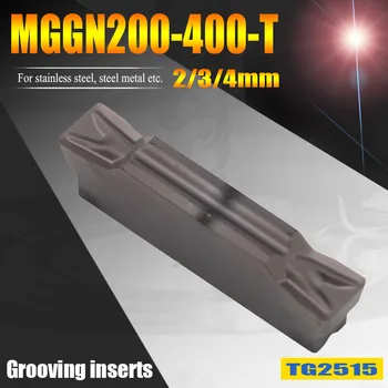 MGMN200-T MGMN300-T MGMN400-T TG2515 torna torna kesme aletleri ışleme çelik metal CNC kanal açma kesici uçlar bıçak 2/3 / 4mm
