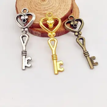 Moda 16 adet anahtar charms alaşım anahtar Kolye fit DIY el yapımı kolye küpe bilezik uğurlu takı Yapımı zanaat