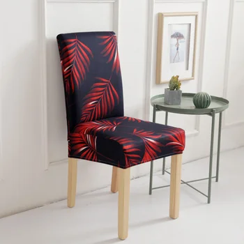 Moda Bahar Ve Yaz Yumuşak Doku Mordern Çiçek Baskılı Sandalye Kapak Rahat Yüksek Kaliteli Elastik Pamuk Sandalye Kapak