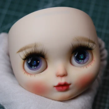 NBL RBL + Blythe Doll Yüz Plakası dıy blythe doll makyaj Dahil Olmak Üzere Arka Plaka özelleştirme bebek Çıplak blythe doll beyaz cilt 9.24.68