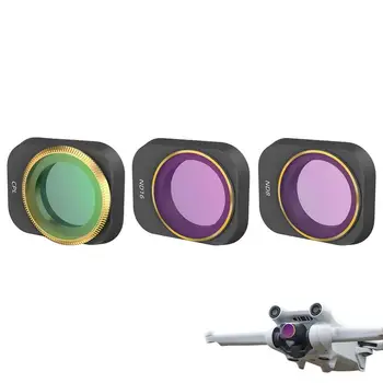 ND Polarize Filtreler Seti ForDJI Mini 3 Pro RC Aksesuarları CPL ND8 ND16 Yağa Dayanıklı Kaplama ND Filtre Polarize Lens Mini 3 Pro