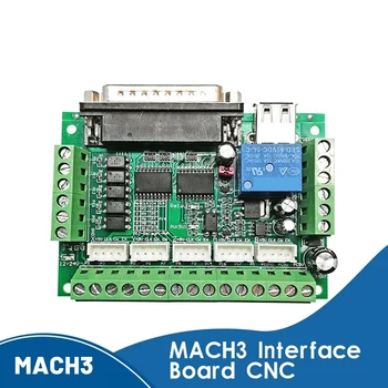 New-MACH3 Gravür Kurulu CNC 17 Port 5 Eksenli Step Motor Sürücü Arayüzü Optocoupler izolasyon panosu İle USB kablosu