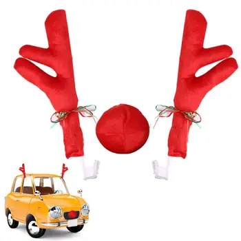 Noel Araba Ren Geyiği Boynuz Dekorasyon Araba Dekorasyon Çoğu Dekorasyon İçin Uygun Burun Ren Geyiği Ve Türleri Kuyruk Araba Boynuz