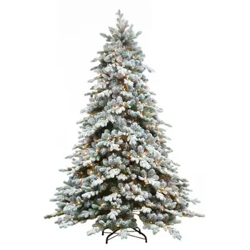 Noel Dekorasyonu için Toptan Prelit Kar Yağışı Noel Ağacı