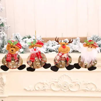 Noel El Yapımı Keçe askı süsleri İsveç Tomte Santa Gnome Hediyeler Eldiven Noel Baba Kardan Adam