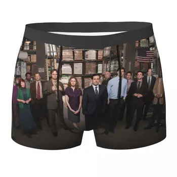 Ofis Dwight Schrute Erkek Iç Çamaşırı Komik Tv Boxer Külot Şort Külot Mizah Polyester Külot Erkek Artı Boyutu
