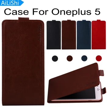 Oneplus 5 Için Stokta AiLiShi Oneplus5 Durumda 4 Renkler Sıcak Kapak PU Deri Kılıf Özel %100 % Özel Telefon Kapak Cilt + Takip