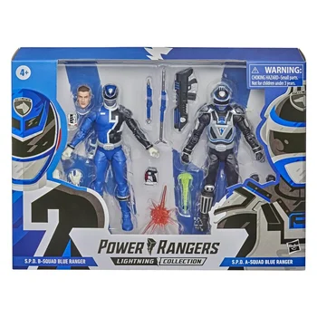 Orijinal Güç Rangers S. p. d. B-Squad Mavi Ranger Karşı A-Squad Mavi Ranger Eklemler Hareketli 2-Pack 6 İnç Anime figürü Oyuncak Hediye