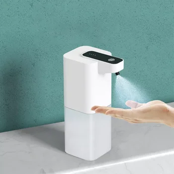 Otomatik Alkol Köpük Sıvı Çamaşır Makinesi Banyo Mutfak Otel Ev USB Şarj Edilebilir Sprey Sabunluk