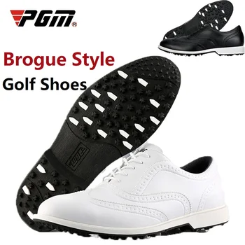 PGM Su Geçirmez golf ayakkabıları Başak kaymaz Erkekler Açık Bahar Yaz Hafif Golf Eğitmenler Ayakkabı Erkek Deri spor ayakkabılar