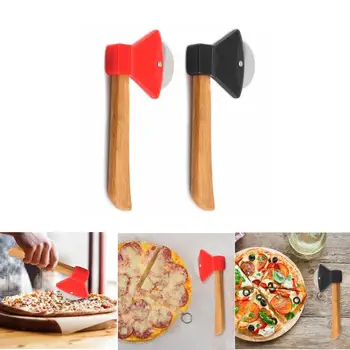 Pizza Tek Tekerlek Kesme Aletleri Pratik Turta Balta Şeklinde Waffle Kurabiye Kek Kesme Bıçağı Aracı Ev Mutfak Malzemeleri