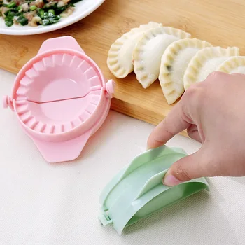 Plastik Hamur Kalıpları Dıy Hamur Basın Dumpling Pie Mantı Kalıp Jiaozi Köfte Makinesi Mutfak Alet Ve Aksesuarları