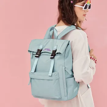 POOLOOS Moda Kadın USB Şarj Laptop gençler için sırt çantaları kız çocuk okul çantası Kadın Seyahat Baskı Sırt Çantası Sırt Çantası Mochila