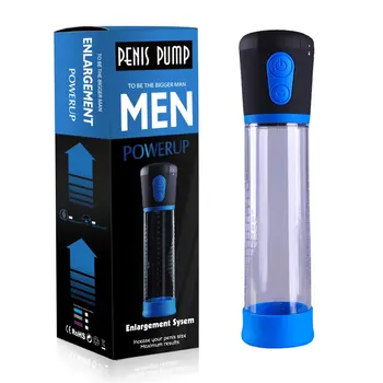 Powerup Elektrikli Penis Pompası Erkek Masturbator Dick Tren Penis Vakum Pompası Büyütme Artırıcı Penis Extender Seks Oyuncakları Erkekler için