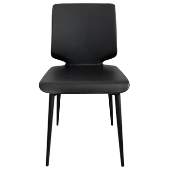 Premium Ev Modern Minimalist Deri Yemek Sandalyesi