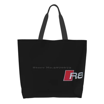 R8 Sanat Logo Tote omuz çantaları seyahat el çantası Alışveriş Çantası R8 R8 Sevgilisi Fan R8 Fan R8 Rüya R8 Şeyler Ingolstadt